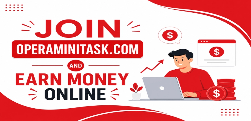 Join operaminitask.com & Earn money online
